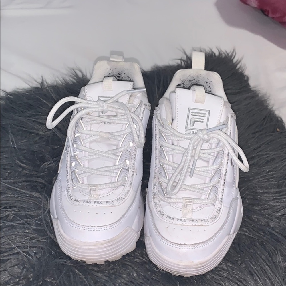 Fila all white womens